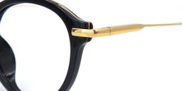 Celeste Round Black-Gold Eyeglasses4