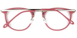 Corrine Round Red Glasses5