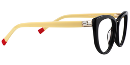 Barbara Cateye Black Glasses4