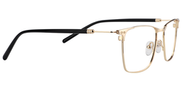 Virgil Rectangle Gold Glasses4