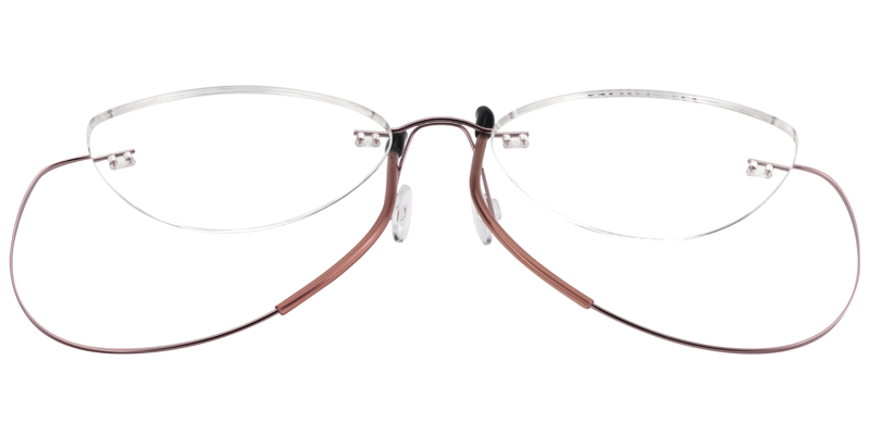 Evelyn Cat Eye Pink Glasses hover