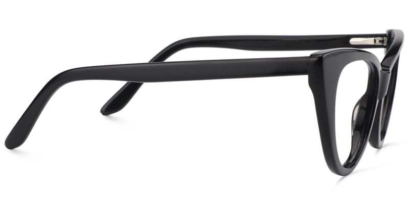 Jaden Cat-eye Black Eyeglasses and Glasses Frames5