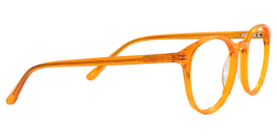 Nydia Oval Glasses Orange Glasses4