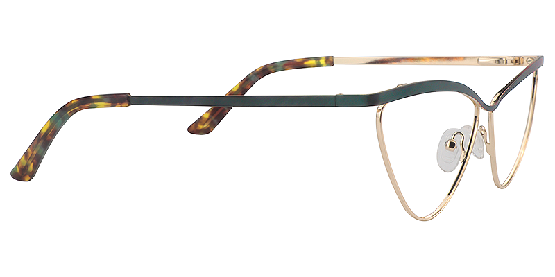 Green Cateye Glasses | Zeelool Eyeglass Frames5
