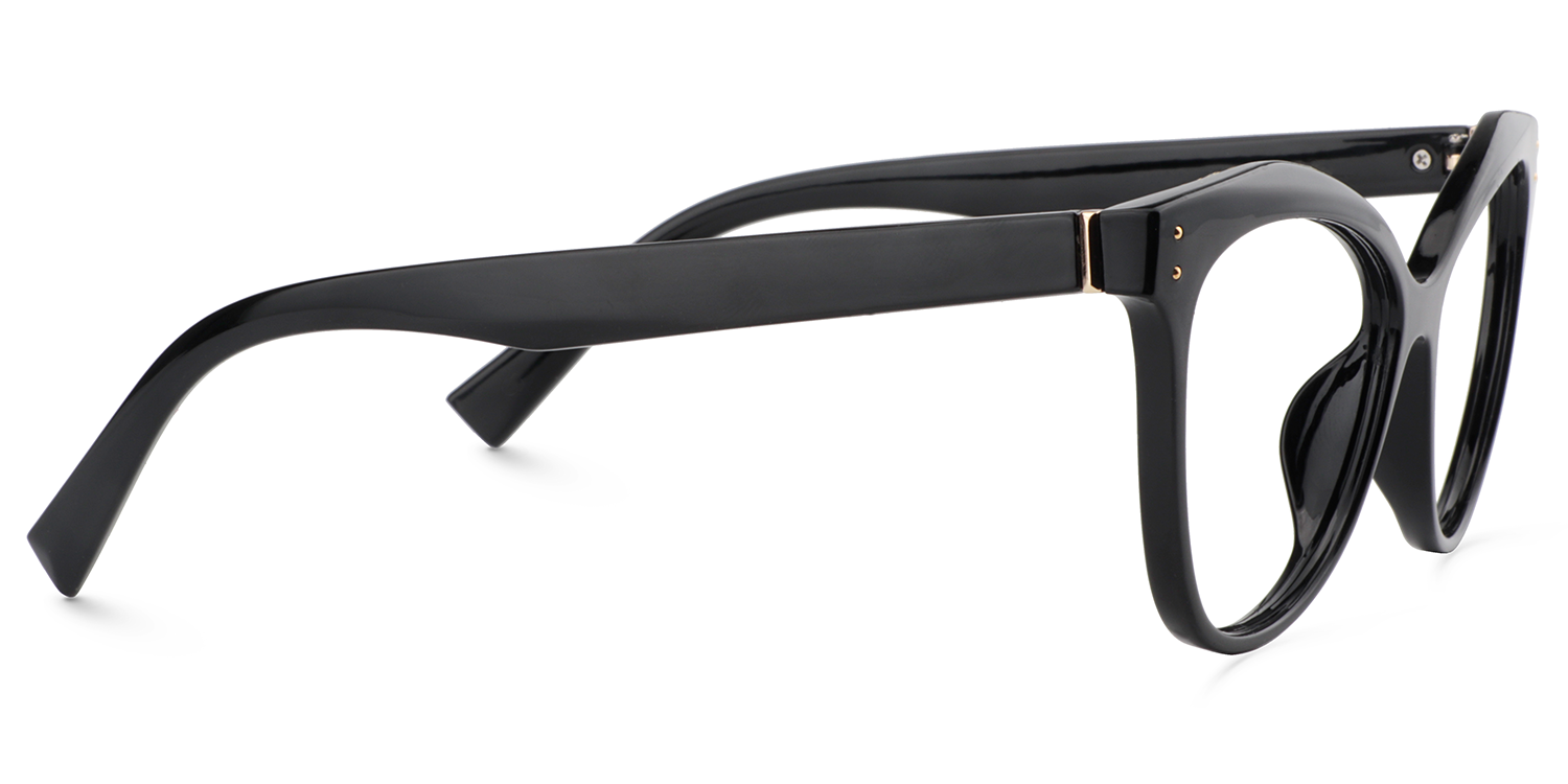 Cateye Black Glasses | Zeelool Eyeglasses Online4