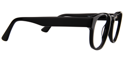 Rachael Round Black Glasses5