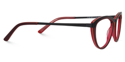 Cirocco Cat Eye Dark Red Glasses4