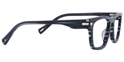 Samuel Rectangle Dark Blue Glasses4