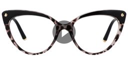 Alivia Cat Eye Black&Tortoise Glasses0