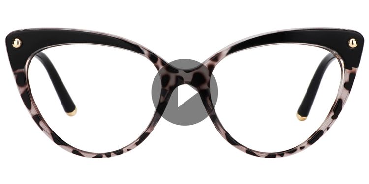 Alivia Cat Eye Black&Tortoise Glasses