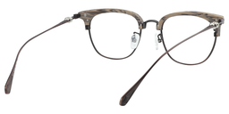 Raines Browline Brown Glasses5
