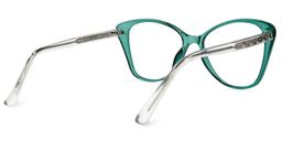 Osborne Cateye Green Glasses4
