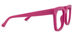 Eussub Square Bright-Pink Glasses2