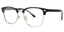 Carmida Browline Black Glasses1