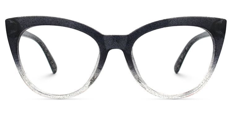 Ellzey Cateye Dark-Gray Glasses