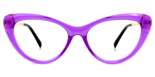 Bender Cateye Purple Glasses