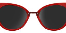 Jacqueline Red Cat eye Sunglasses4