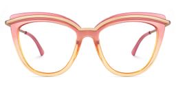 Wasiq Cateye Pink Glasses0