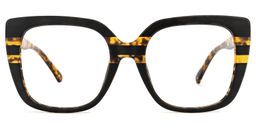 Brenda Square Black Glasses1