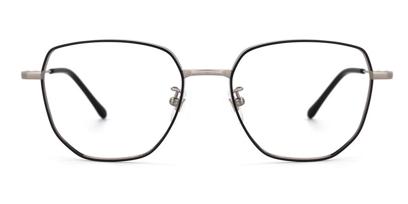 Owens Geometric Black-Silver Glasses