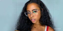 Calypso Cat Eye Clear Glasses1