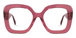 Pereira Square Red Glasses0