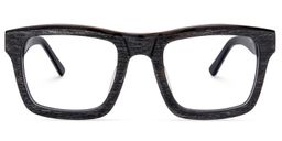 Riley Rectangle Dark-Gray Glasses0