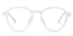 Dobbs Round White Glasses0