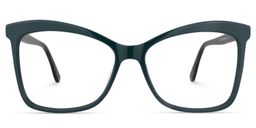 Drake Butterfly Dark-Green Glasses0