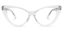 Alastair Cat Eye Clear Glasses0