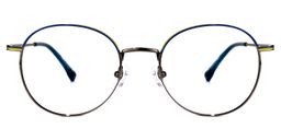 Marilia Round Blue Glasses0