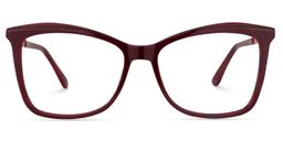 Drummond Butterfly Dark-Red Glasses0