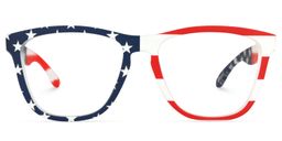Pedro Square USA Flag Glasses0
