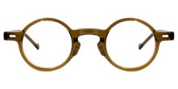 Danielle Round Brown Glasses0