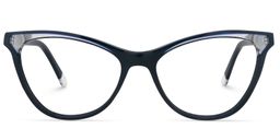 Eaton Cateye Dark-Green Glasses0