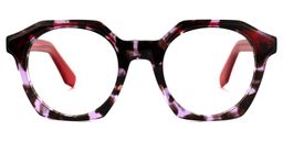 Occeus Geometric Purple-Tortoise Glasses0