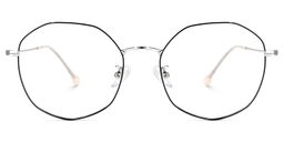 Harris Geometric Black Glasses0