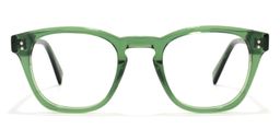Elton Square Green Glasses0