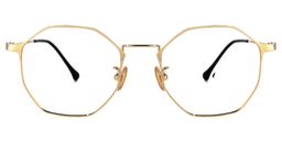 Chasisty Geometric Gold Glasses0
