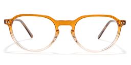 Engle Oval Earthy-Yellow Glasses0