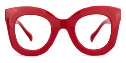 Emmitt Cateye Red Glasses0