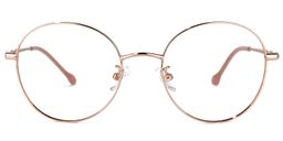 Hidalgo Round Rose-Gold Glasses0