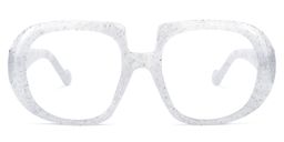 Mackenzie Geometric White Glasses0