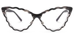 Farley Cateye Gray Glasses0
