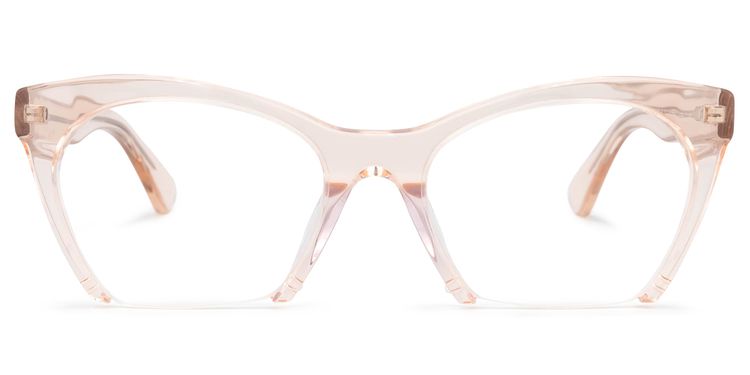 Christine Cat Eye Orange Glasses