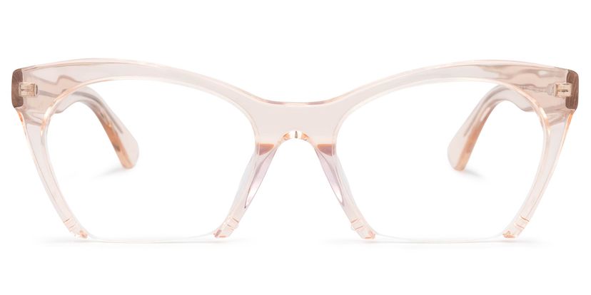 Christine Cat Eye Orange Glasses