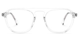 Fitzgerald Square Clear Glasses0