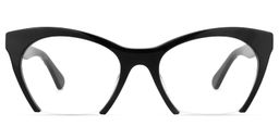 Christine Cat Eye Black Glasses0