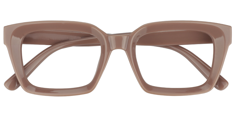Rectangle Brown Reading Glasses | Zeelool Reading Glasses1