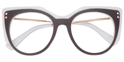 Evan Cateye Gray Glasses1